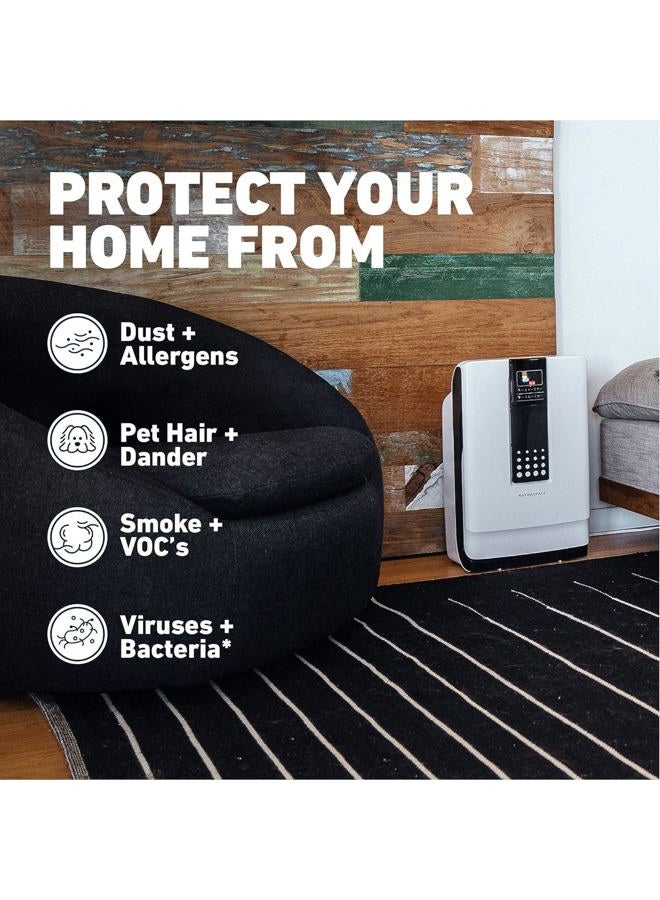 Hathaspace Smart True HEPA Air Purifier, 6-in-1 Large Room Air Cleaner & Deodorizer for Allergies, Pets, Asthma, Smokers, Odors – Eliminates Pet Hair, Allergens, Dust, Pollen, Mold, Bacteria, More - Image 4