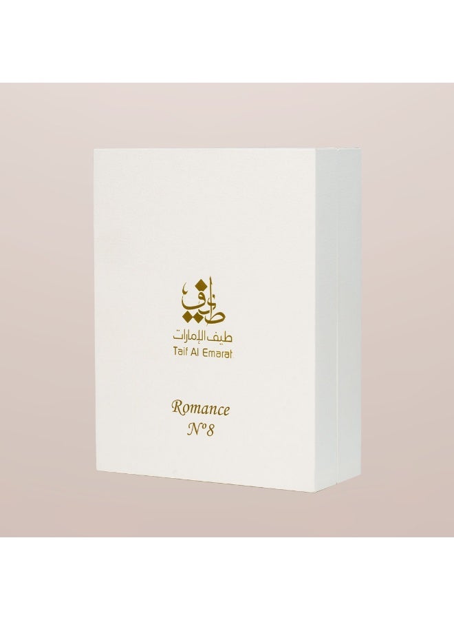 Taif Al Emarat ROMANCE N°8 Eau de Parfum for Women, 75ml, Elegant Long Lasting Floral Amber Woody Perfume - Image 3