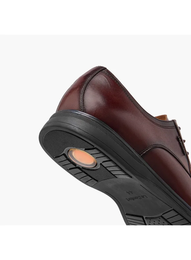 Le Confort Men Solid Lace-Up Derby Shoes
