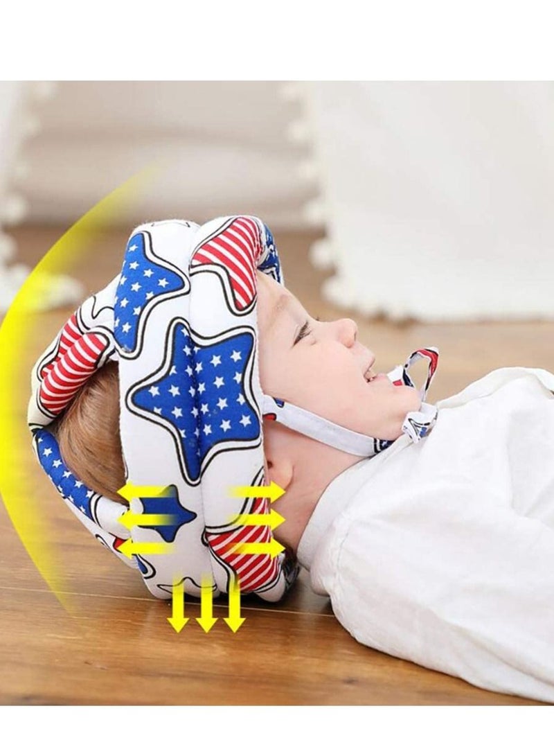 Excefore Baby Safety Helmet Head Protector, Infant Toddler No Bumps Cushion Bumper Bonnet with Padding, Cute Hat, Protection for Crawling Running Walking, Children's Day Gift - Image 5