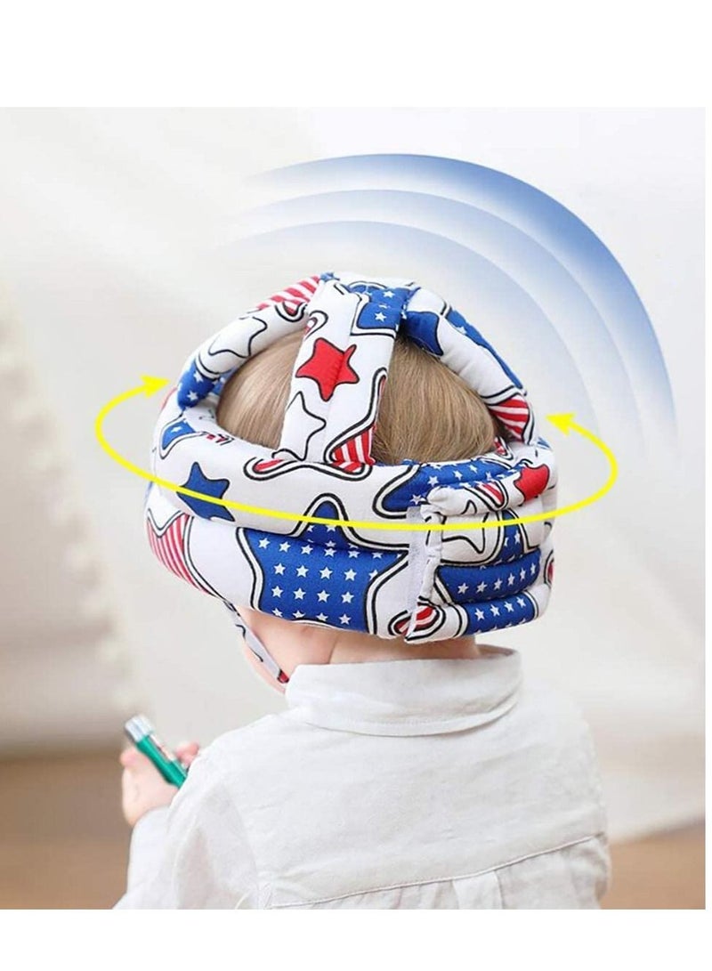 Excefore Baby Safety Helmet Head Protector, Infant Toddler No Bumps Cushion Bumper Bonnet with Padding, Cute Hat, Protection for Crawling Running Walking, Children's Day Gift - Image 4