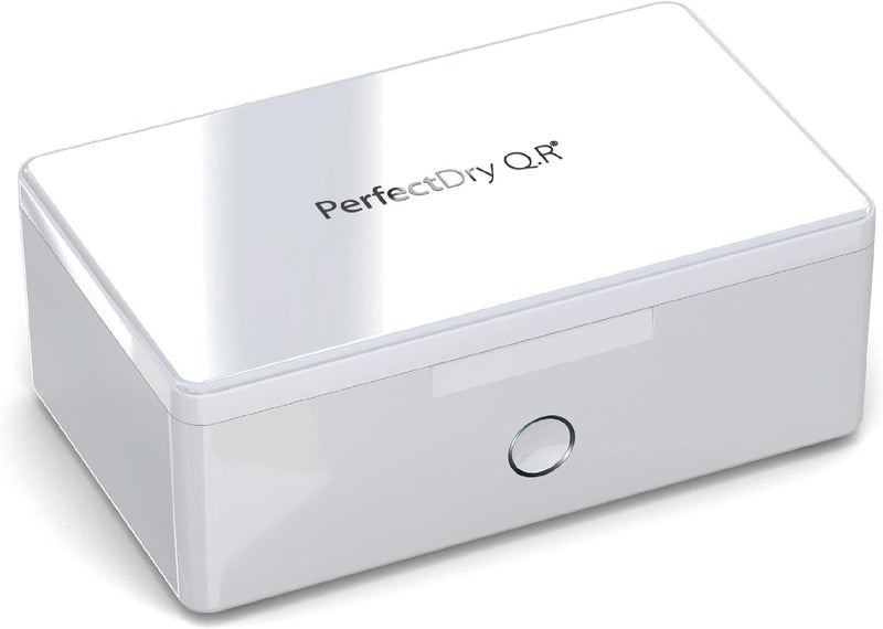 Audinell PerfectDry Q.R. - صندوق تجفيف أجهزة السمع الإلكتروني - سريع 45 دقيقة - مع مروحة - مزيل الرطوبة وصندوق تجفيف أجهزة السمع - يزيل العرق و - Image 1