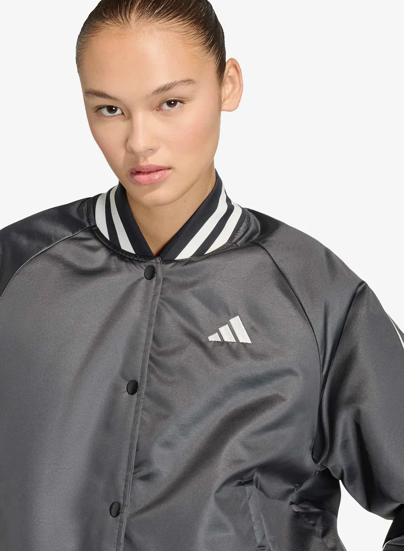 Adidas BLACK Stadium Insulated Bomber Jacket for Women | Best Price UAE