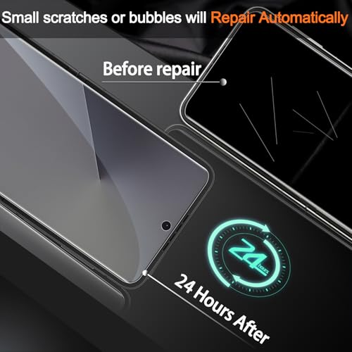 Milomdoi 9 in 1 Screen Protector for Samsung Galaxy Z Flip 7, 3 Inside Flexible Film + 3 Front Tempered Glass + 3 Camera Lens Protector Accessories with Installation Frame,Clear - Image 3