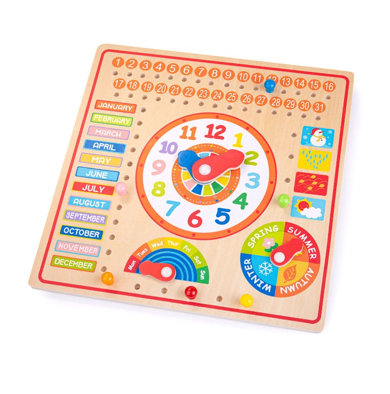 BIGJIGS Calendar Clock Days And Months Bj526
