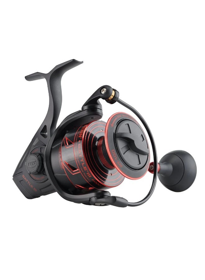 Penn Battle III Fishing Reel – High-Performance Spinning Reel (Sizes 1000, 2000, 2500, 3000, 4000HS, 8000HS) - Image 2
