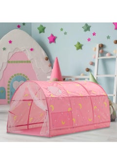 McDou Toddler sleeping tent, kids pop up tent, indoor playhouse, kids bed tent with mesh curtains, breathable mesh windows, double sewing thread for bedroom decoration  - Image 2