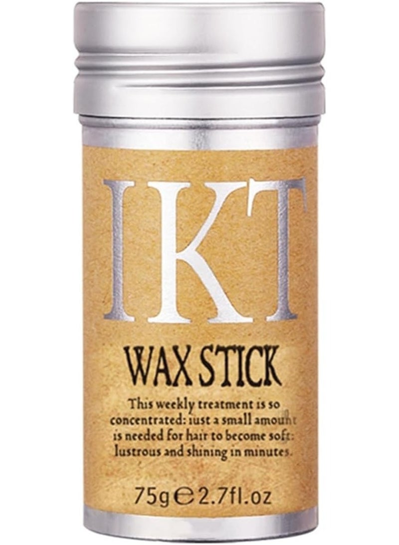IKT Hair Wax Stick for Flyaways - Hair Bun Maker and Smoothing Pomade 75g - Image 1