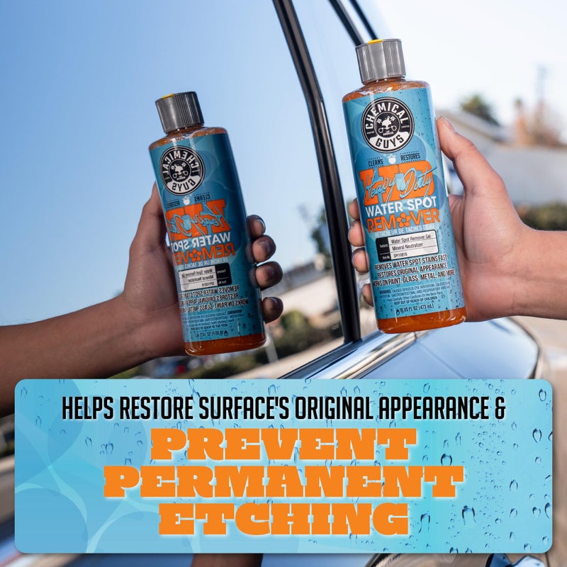 Chemical Guys جل مزيل بقع الماء من كيميكل غايز للاستخدام الثقيل للدهان والزجاج والمعادن - مزيل بقع المعادن والماء للسيارات والشاحنات والدراجات النارية والمركبات الترفيهية والمزيد - 16 أونصة - Image 3