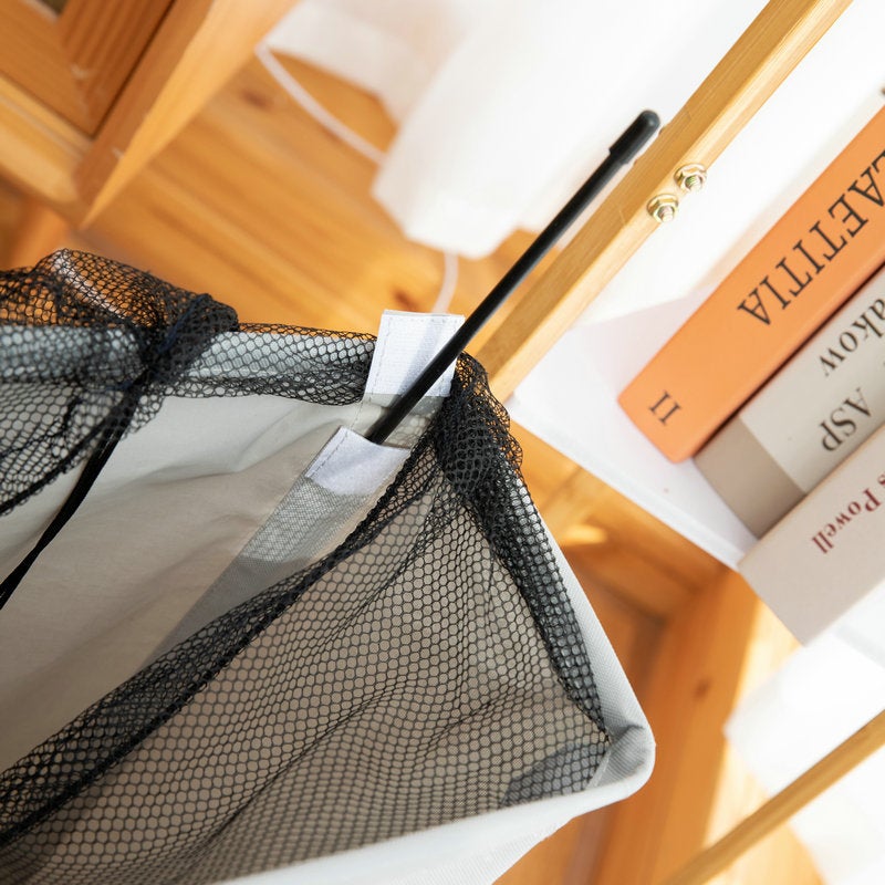 Simple Oxford Cloth Dirty Clothes Basket With Pulley Modern Fabric Storage Basket Toy Dirty Clothes Storage Basket Folding - Image 4