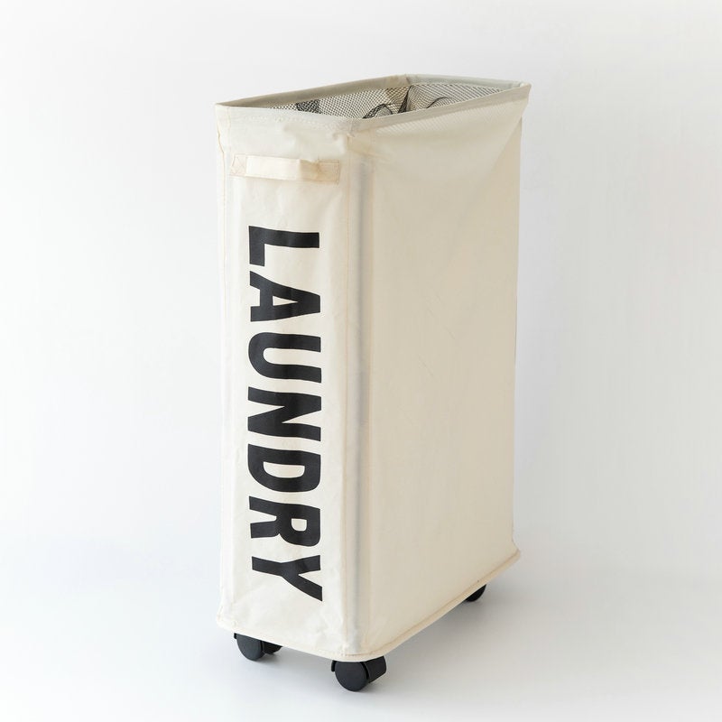 Simple Oxford Cloth Dirty Clothes Basket With Pulley Modern Fabric Storage Basket Toy Dirty Clothes Storage Basket Folding - Image 1