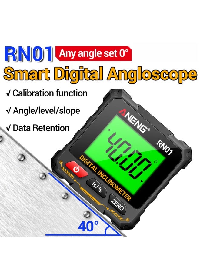 ANENG ANENG RN01 Digital Goniometer Electronic Level Box Electronic Angle Ruler Backlight Protractor Woodworking Inclinometer Tools - Image 2