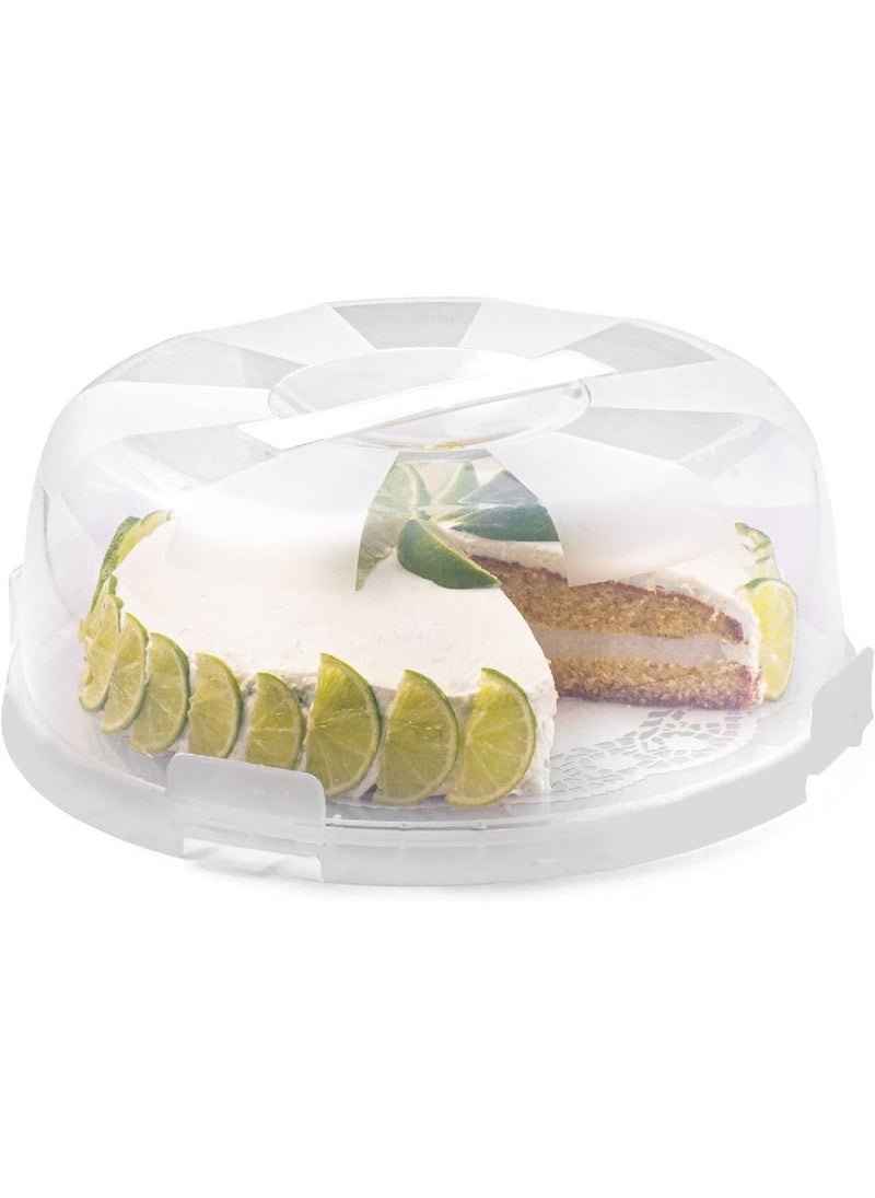 Snips Snips Delice White Cake Holder, 0% BPA – Use & Reuse product – 100% Recyclable, 100% Made in Italy, 000583 - Image 1
