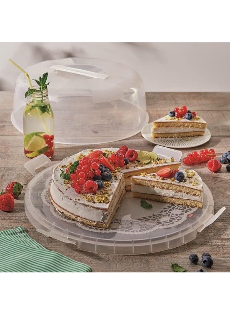 Snips Snips Delice White Cake Holder, 0% BPA – Use & Reuse product – 100% Recyclable, 100% Made in Italy, 000583 - Image 3