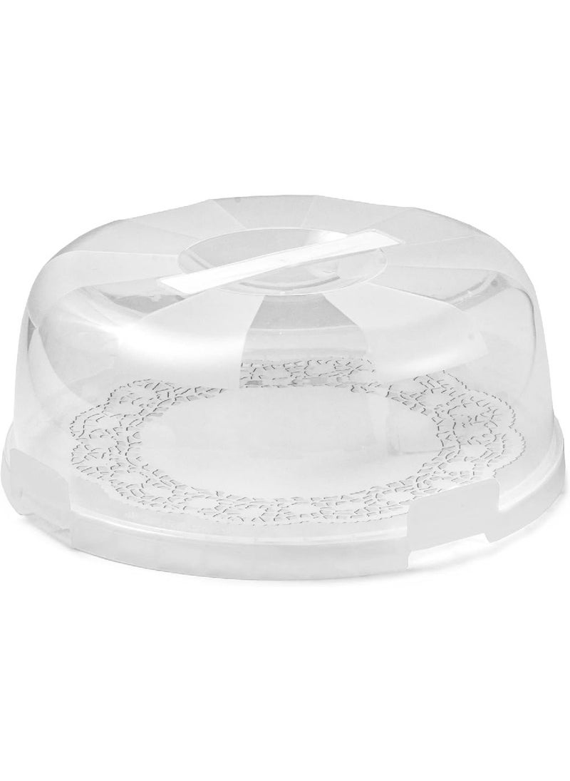 Snips Snips Delice White Cake Holder, 0% BPA – Use & Reuse product – 100% Recyclable, 100% Made in Italy, 000583 - Image 4