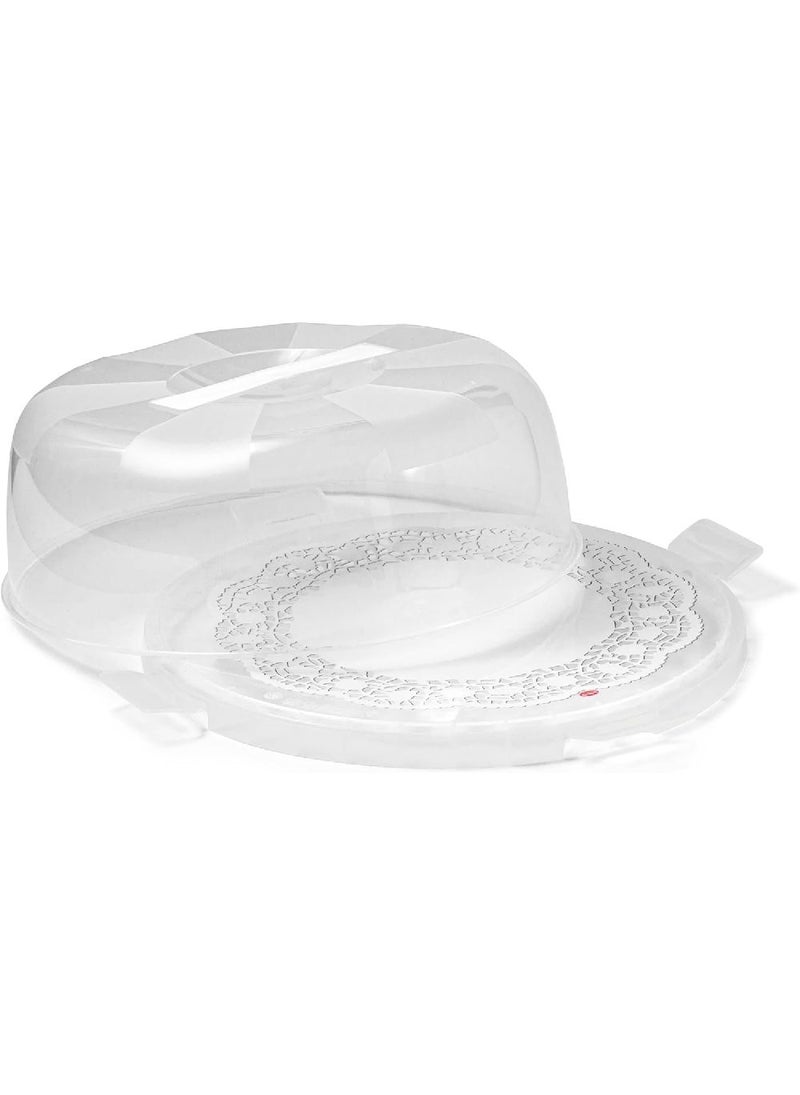 Snips Snips Delice White Cake Holder, 0% BPA – Use & Reuse product – 100% Recyclable, 100% Made in Italy, 000583 - Image 5