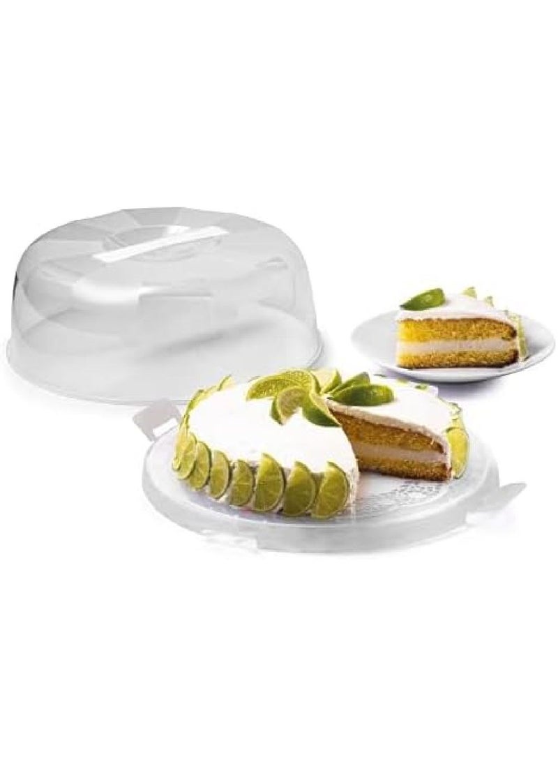 Snips Snips Delice White Cake Holder, 0% BPA – Use & Reuse product – 100% Recyclable, 100% Made in Italy, 000583 - Image 2