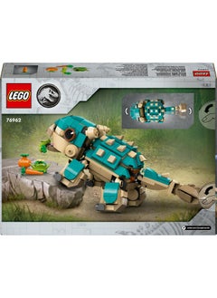LEGO LEGO Jurassic World Baby Bumpy: Ankylosaurus Toy 76962 Building Toy Set (358 Pieces)  - Image 2