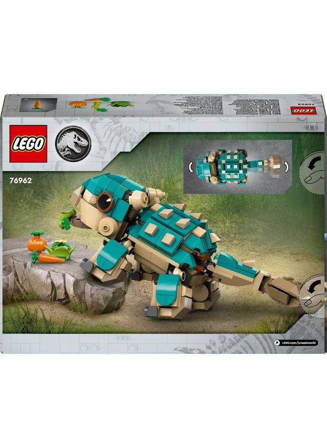 LEGO - LEGO Jurassic World Baby Bumpy: Ankylosaurus Toy 76962 Building Toy Set (358 Pieces) - Image 1