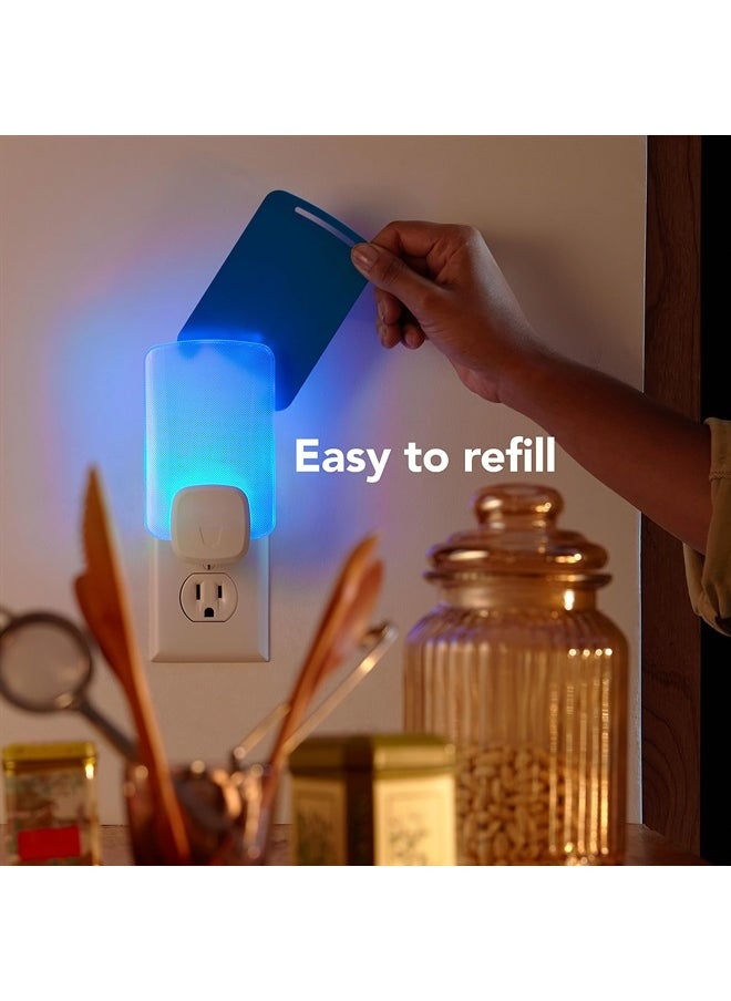 Essentials Flying Insect Light Trap Refills, 2 Light Trap Refill Cartridges, Featuring Light Powered Attraction