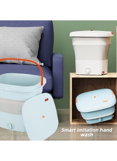 Foldable Washing Machine with Drain Basket Ultrasonic Cleaning Sterilization Automatic Washer Dryer for Underwear Socks Baby Clothes Compact Laundry Machines - pzsku/Z2C6D3C8EAEE813FC0B83Z/45/_/1730116569/82c9aa1c-b12e-4087-88f0-ce1eac874281