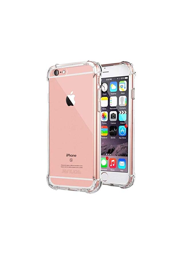 Zaboon Iphone 6 Plus / 6S Plus Case Cover Protective Shock Absorption Bumper Soft Transparent Case For Iphone 6 Plus / 6S Plus By Nice.Store.Uae (Clear) - Image 3