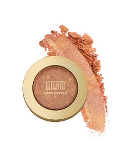MILANI Baked Bronzer Glow Crueltyfree Shimmer Bronzing Powder To Use For Contour Makeup Highlighters Makeup Bronzer Makeup 0.25 Ounce  - Image 1
