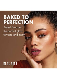 MILANI Baked Bronzer Glow Crueltyfree Shimmer Bronzing Powder To Use For Contour Makeup Highlighters Makeup Bronzer Makeup 0.25 Ounce  - Image 4