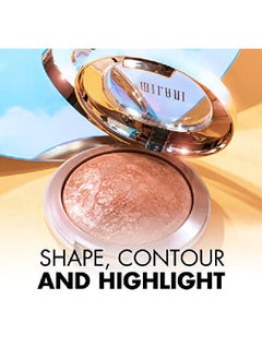MILANI Baked Bronzer Glow Crueltyfree Shimmer Bronzing Powder To Use For Contour Makeup Highlighters Makeup Bronzer Makeup 0.25 Ounce  - Image 5