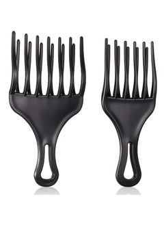 Patelai 2 Pieces Double Fist Hair Lift Combs  Large and Small Plastic Detangle Wig Braid Pick Hair Styling Tool for Women Men 38 x 7 Inch 26 x 64 Inch 