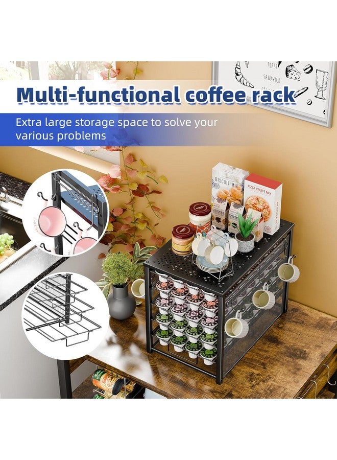 Simple Trending 5 Tier Coffee Pod Holder for K Cup, 160 Pod Pack Capacity Rack, Metal, Black - Image 2
