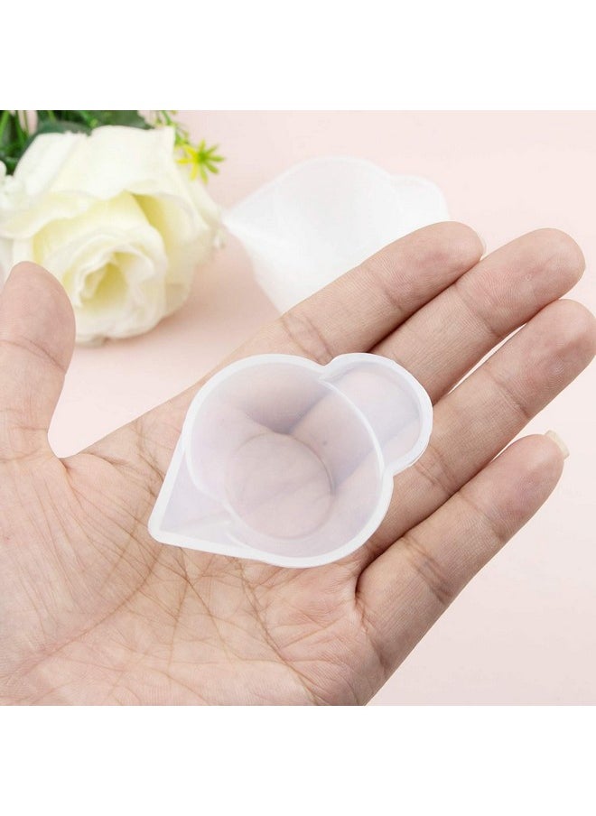 AUEAR - 10 Pack Silicone Mold Cup Dispenser Mini Measuring Mixing Cup For Diy Jewelry Making Epoxy Resin Craft - Image 1