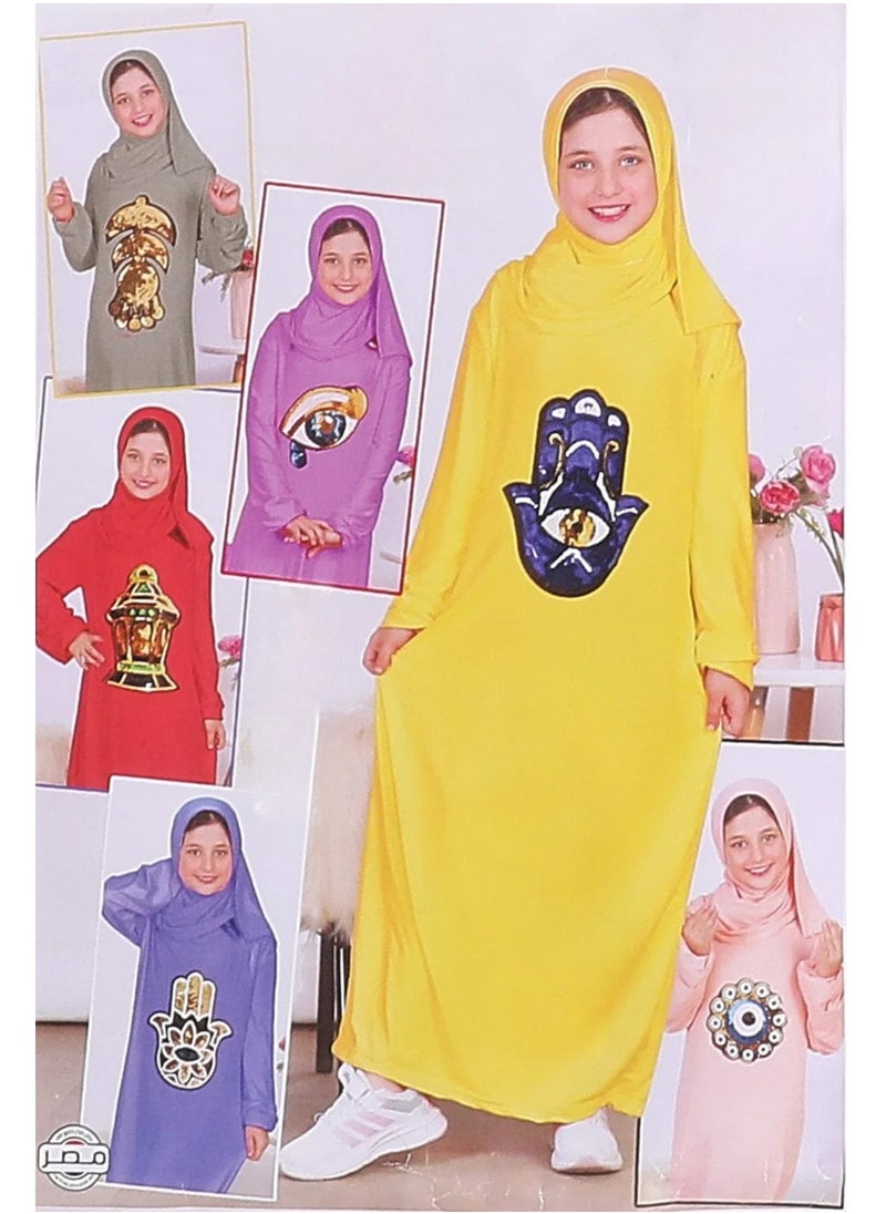 Generic - Viscose prayer dress in distinctive colors for girls - Image 1
