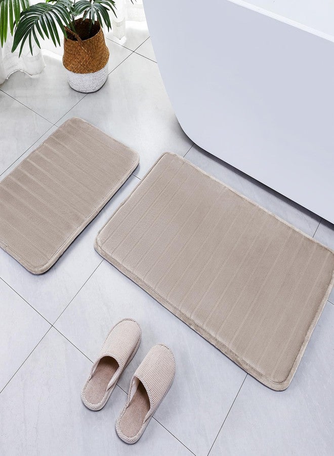 SWEMSTAR Bathroom Rugs Thick Memory Foam Bath Mat - Non-Slip, Quick Dry, Absorbent Washable Floor Microfiber Mat for Shower, Tub, Home Decor Accessories - 20"x30" - Image 4