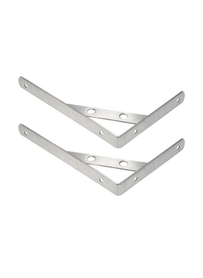 NIBEMINENT 2-Piece Support Bracket Silver 200mm  - Image 5