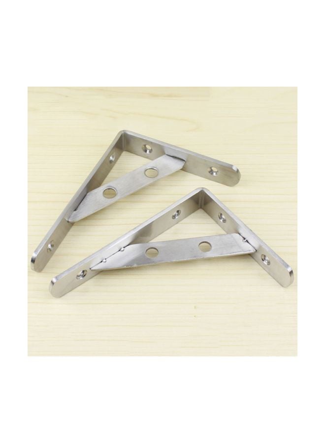 NIBEMINENT 2-Piece Support Bracket Silver 200mm  - Image 3