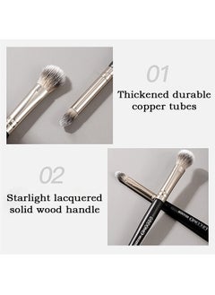 Gecomo 3 Pcs Double Ended Makeup Brush, 2-in-1 Eye Shadow Brush, Eyeshadow Smudge Brush  - Image 3