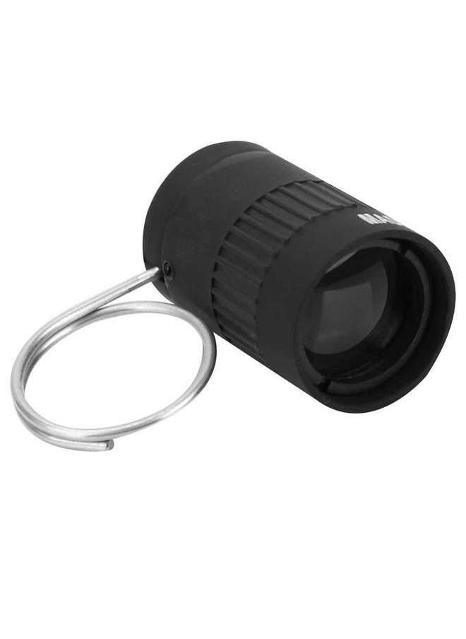 Thoraya 2.5X17.5mm Ultra Mini 2.5X Magnification Monocular Telescope Finger Buckle Handheld(black)  - Image 5