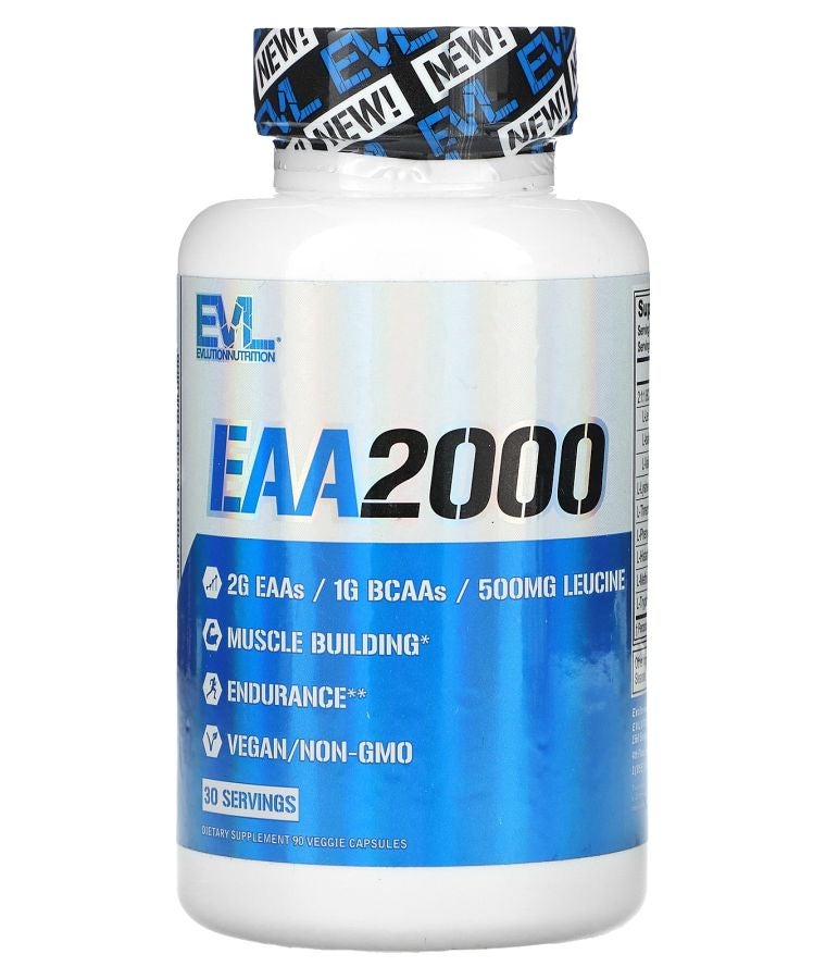 EVLUTION NUTRITION EAA2000 90 Veggie Capsules