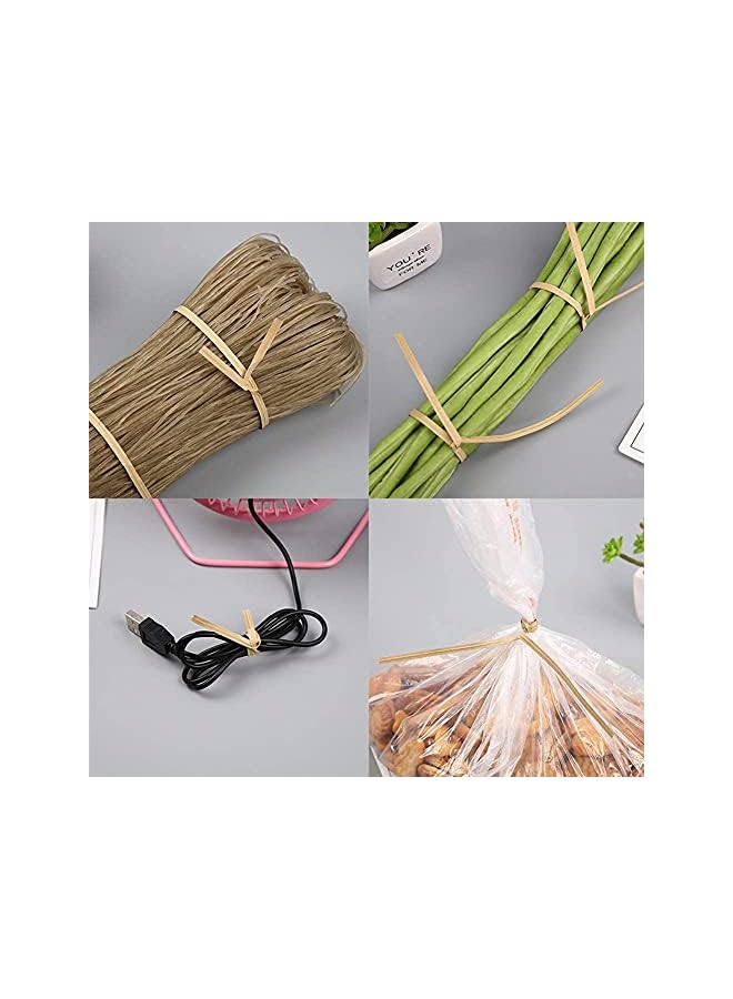 S-TOP 1000 Pcs 4 Inch Kraft Paper Twist Ties for Cello Bags Treat Bags Gift Packaging Bread Cookie Candy Cake Bags - Image 5