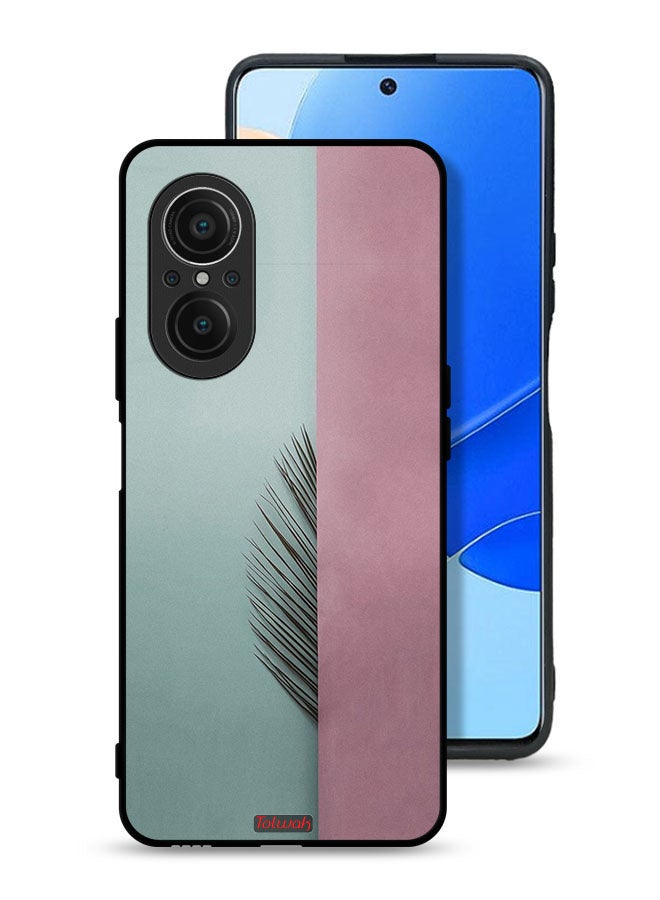 Tolwak Huawei nova 9 SE 5G Protective Case Cover Half Leaves - Image 1