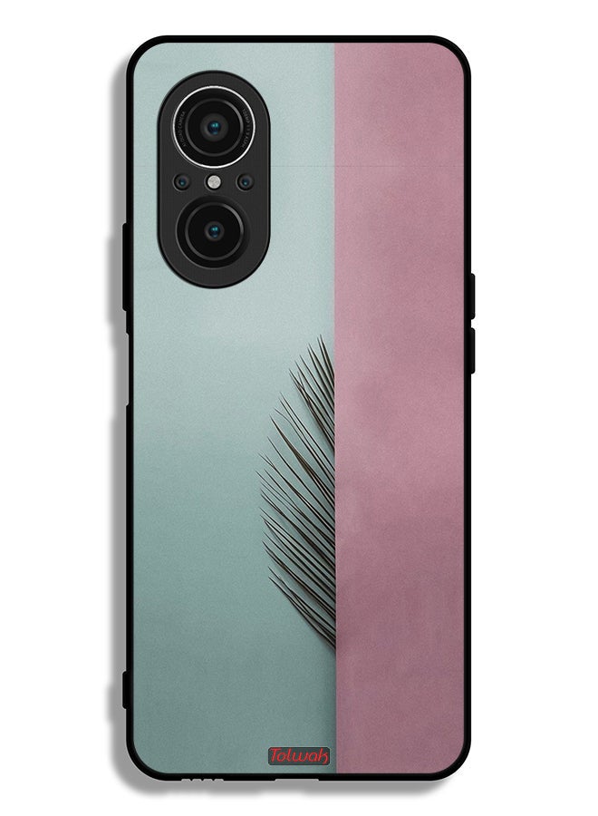 Tolwak Huawei nova 9 SE 5G Protective Case Cover Half Leaves - Image 2