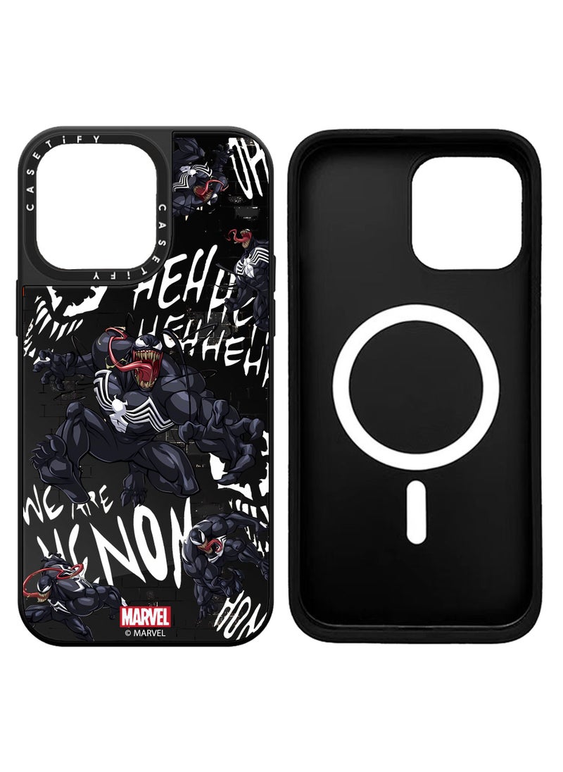 Casetify - Magnetic Suction Phone Case for iPhone 15 Pro Venom Protective Cover - Image 1