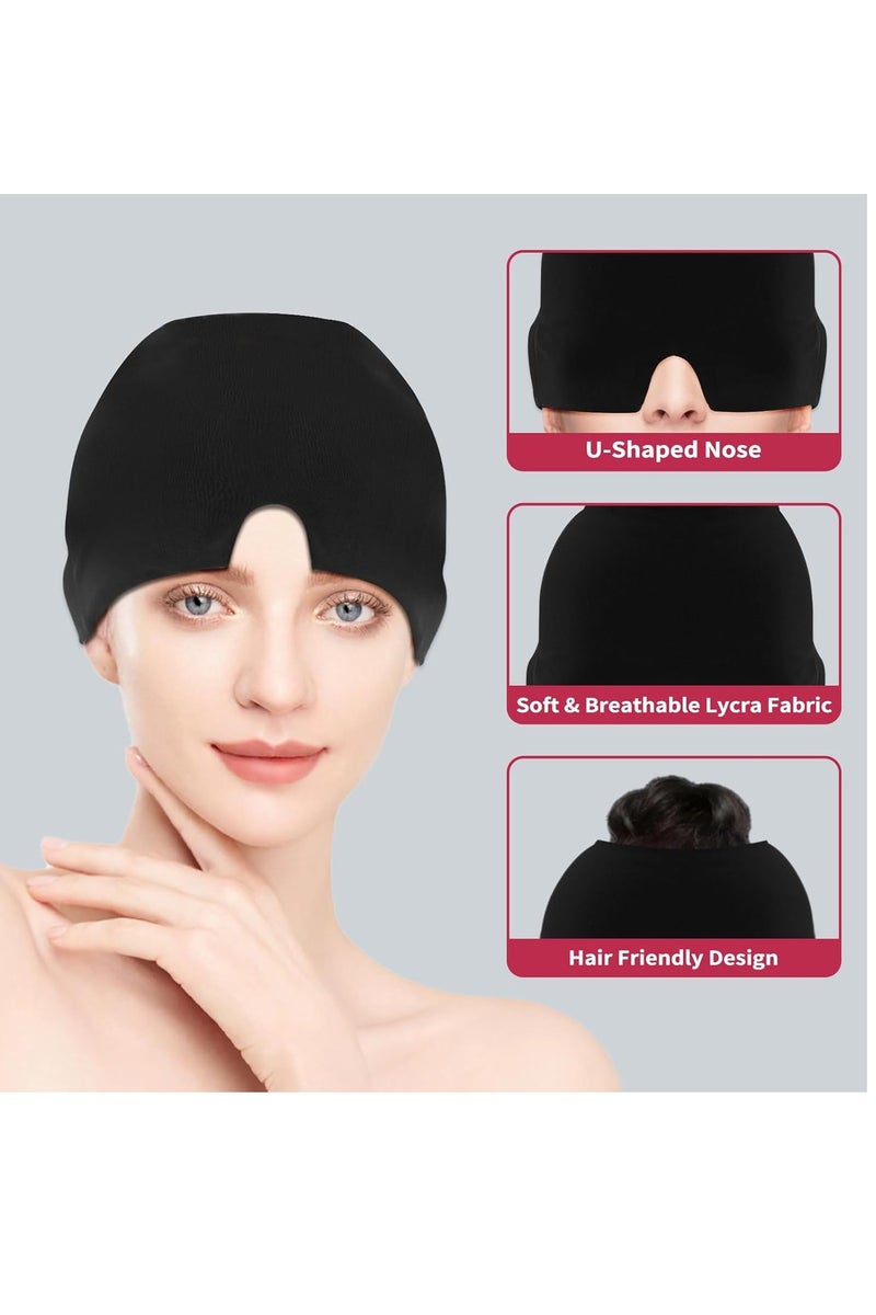 DIOTTI Migraine Ice Head Wrap – Form-Fitting Gel Cap for Headache Relief, Cold Therapy Pack for Soothing Migraine & Tension Pain - Image 2