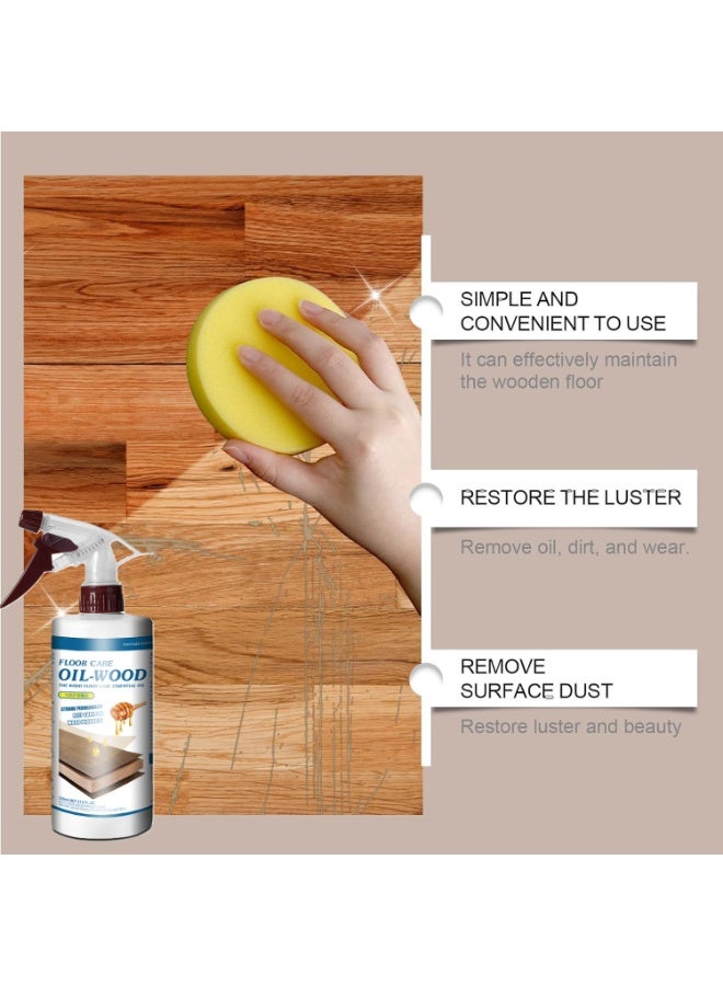 Day Wins 500ml Beeswax Polish Spray for Wood, Furniture Polish for Waterproofing u0026 Protection Spray, Wood Polish, Protects u0026 Enhances Wood Grain - Easy-to-Apply Floor Wax for Long-Lasting Beauty, Restores Shine - Image 4