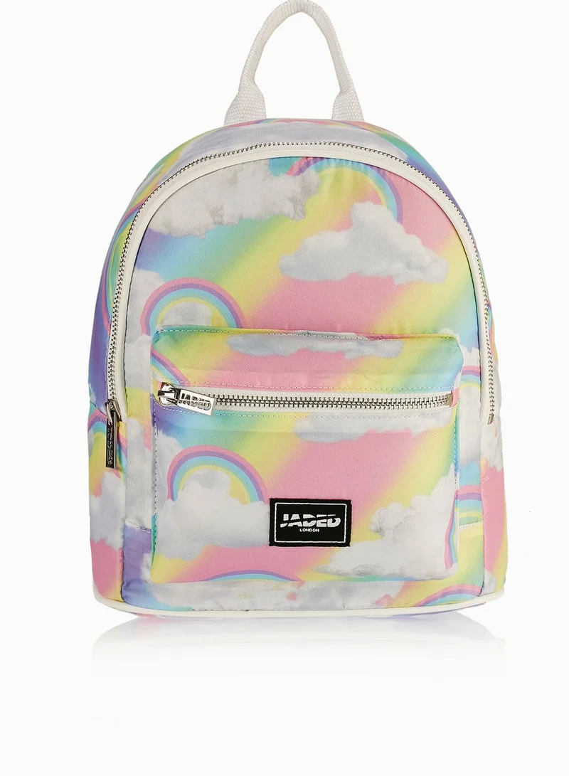 Jaded London Cloud Print Backpack