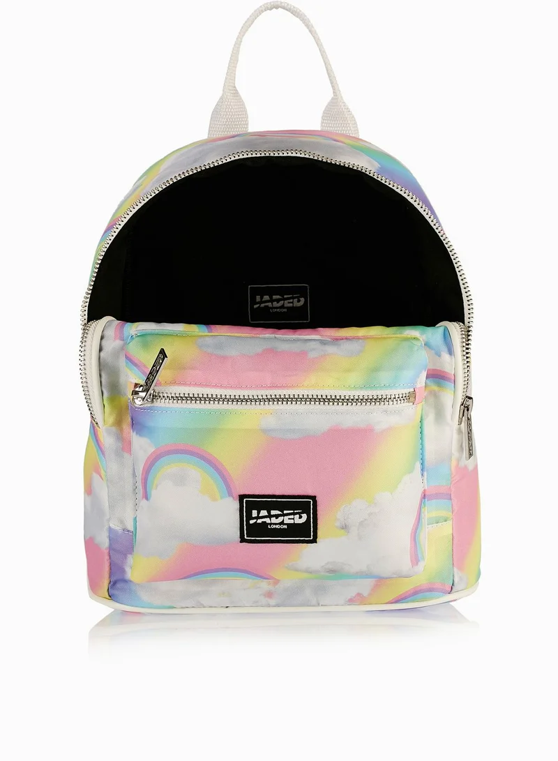 Jaded London Cloud Print Backpack