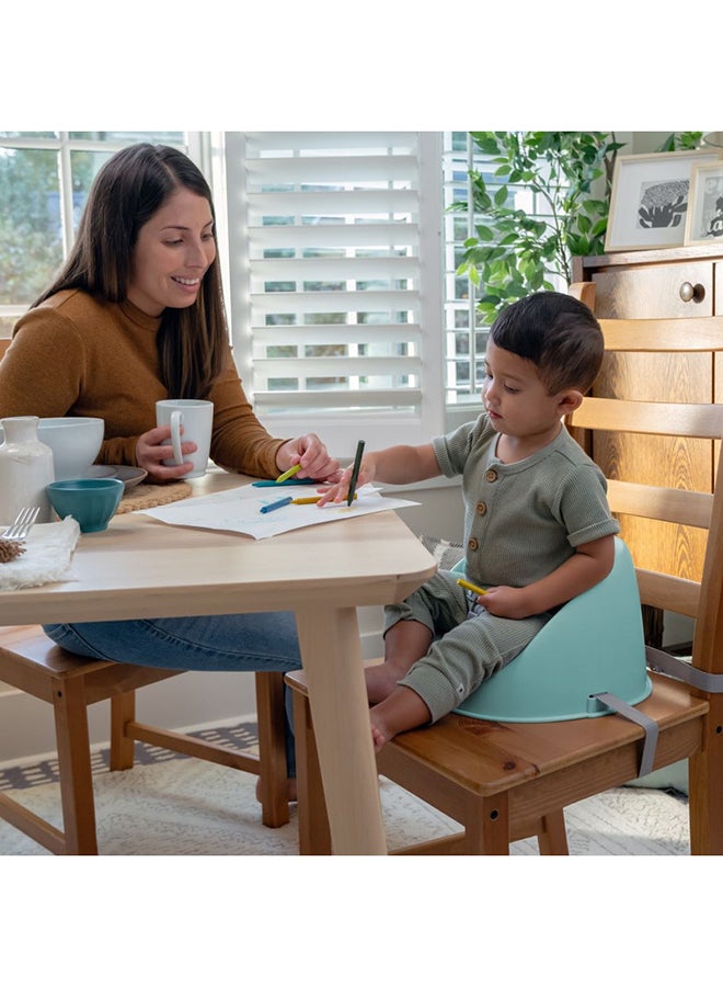 ingenuity مقعد التعزيز سهل التنظيف - أزرق مائل للصفار - Image 3