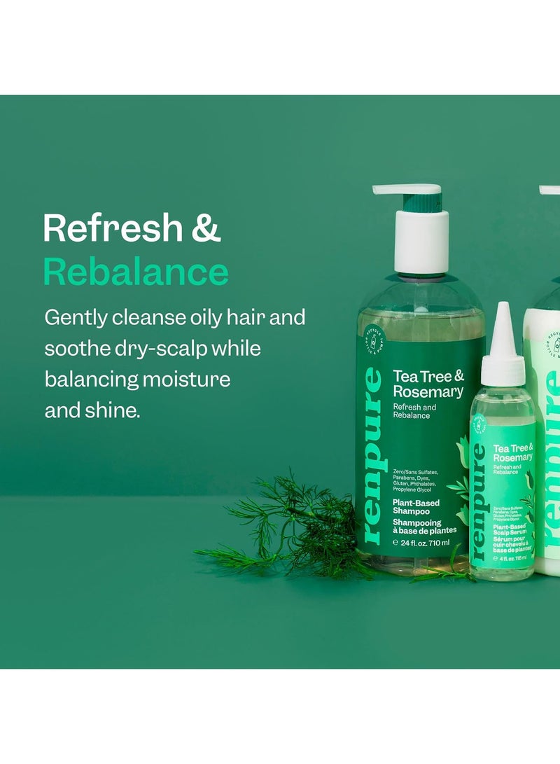 Renpure Tea Tree and Rosemary Refresh and Rebalance Shampoo 24 fl oz - Image 2