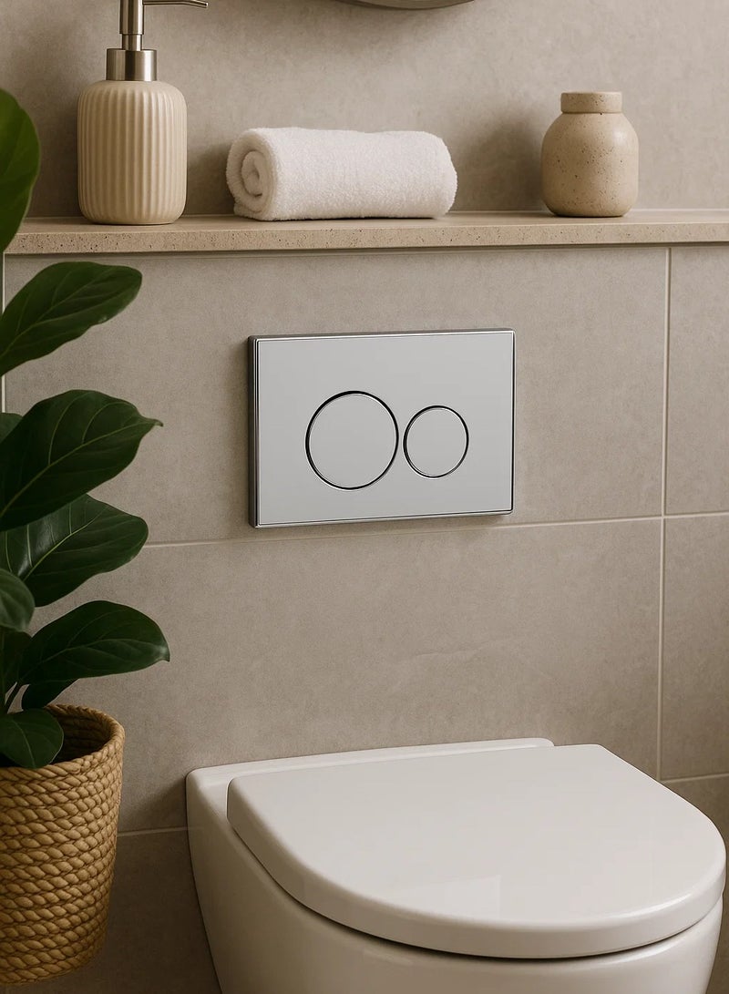 LOFT M-LINE DUAL FLUSH PLATE POLISHED STAINLESS STEEL - Image 2